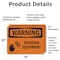 Signmission Rotating Equipment OSHA Warning Sign, Vinyl Decal, 14in W x 10in L, 2PK OS-2PACK-WS-D-1014-L-12828 - alternate 3
